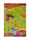 Sprintzio Kids Synthetic Rug Winx Printed 7302 160x230cm 9mm Green-Fuchsia