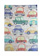 Ravenna Handmade Kids Rug Mașini Cotton Multicolor 120x180cm