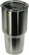 Viosarp Glass Thermos Stainless Steel Silver 800ml with Mouthpiece VC1938