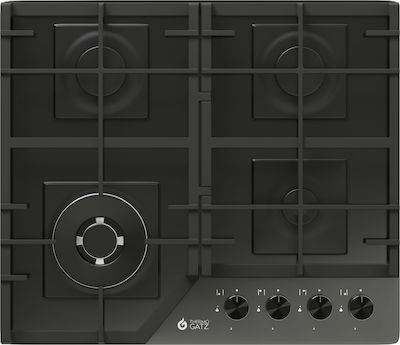 Thermogatz TGC 1460 GL Autonomous Cooktop with Liquid Gas Burners 58x50cm