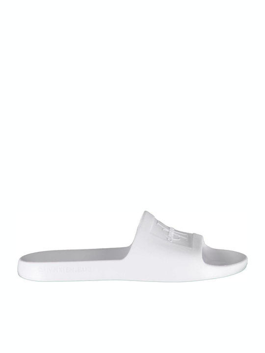 Calvin Klein Eva Slides σε Λευκό Χρώμα