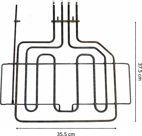 Pitsos Upper Replacement Heating Element Oven Compatible with Pitsos 37.5x35.5cm