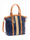 Women's Tote Handbag Navy Blue