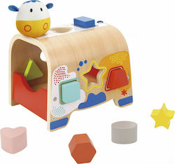 Tooky Toys Αγελάδα από Ξύλο για 12+ Μηνών