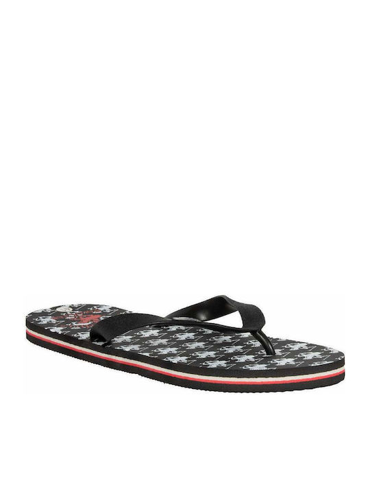 1805 Ανδρικά Flip Flops Μαύρα