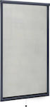 vidaXL Σίτα Παραθύρου Κάθετης Κίνησης Γκρι από Fiberglass 170x90cm 148740