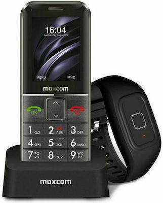 MaxCom MM735 Single SIM Mobil cu Butone Mari Negru