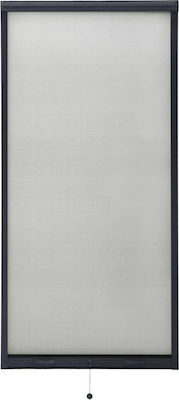 vidaXL Σίτα Παραθύρου Κάθετης Κίνησης Γκρι από Fiberglass 150x60cm 148737