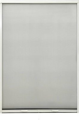 vidaXL Σίτα Παραθύρου Κάθετης Κίνησης Λευκή από Fiberglass 170x110cm 148720