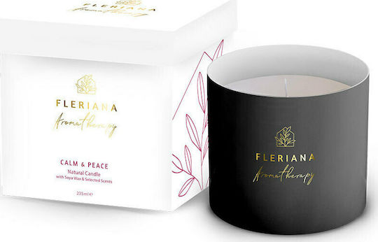 Fleriana Aromatic Soy Candle in Jar Calm & Peace