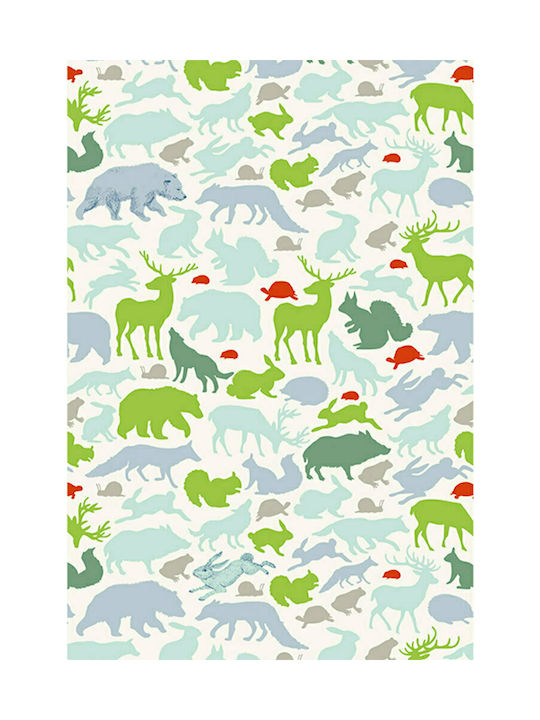 Djeco Kids Wallpaper Fabric Μικροί Φίλοι L48xH280εκ.