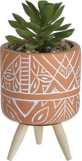 Artificial Plant in Small Pot Small pot Brown 15cm Inart