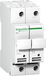 Schneider Electric Acti 9 Întrerupător de deconectare Accesorii pentru panoul electric STI 2P 10.3x38mm A9N15651