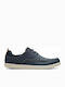 Clarks Lisbon Men's Leather Casual Shoes Blue