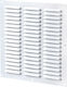 Vents Περσίδα Εξαερισμού 25x25cm Τετράγωνη με Σίτα