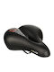 Velo Plush Gel Elasto Black Bicycle Saddle City