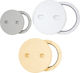 Lalizas Industrial Round Boat Deck Door with 155mm Diameter White
