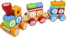 Eva Toys Bildungszug zum Ziehen ABC Train für 24++ Monate