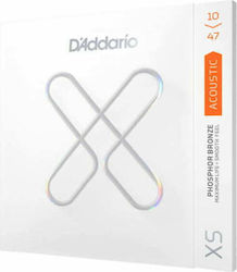 Daddario XS Acoustic XSAPB1047 Χορδές 10 - 47" Ακουστικής Κιθάρας Daddario XS Acoustic XSAPB1047 Χορδές 10 - 47" Ακουστικής Κιθάρας