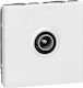 Legrand Mosaic TV-Buchse Grundlegend in Weiß Fa...