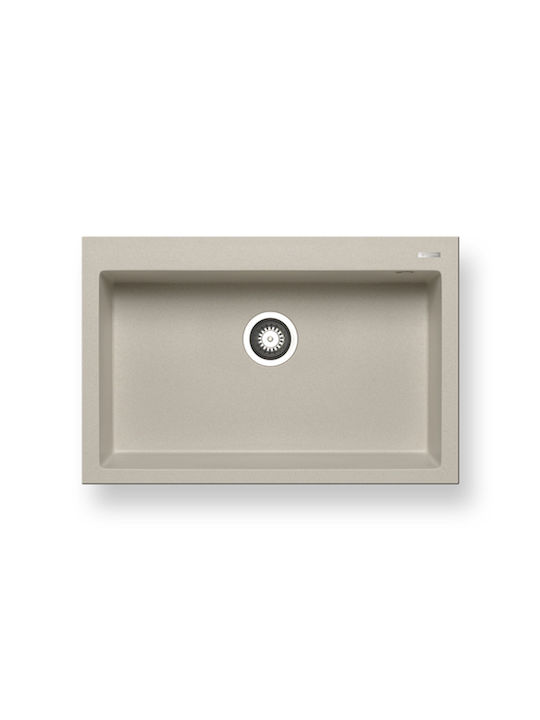 Pyramis Istros 1B 070045711 Drop-In Sink Synthe...