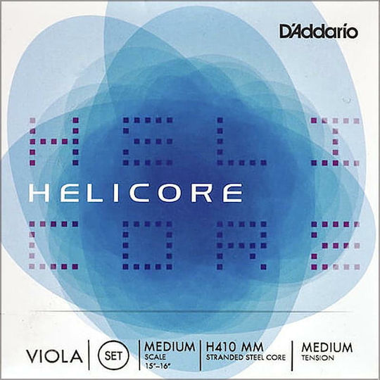 Daddario Helicore Viola String Set Medium Scale Medium Tension Single String Steel Viola A (La)