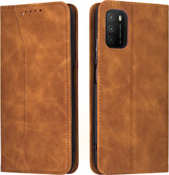 Bodycell PU Leather Wallet Δερματίνης Καφέ (Poc...