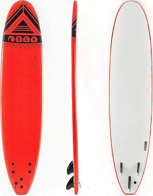 SCK Surfboard Soft-Board 8FT Rot