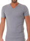 Apple Boxer Men's Short Sleeve Undershirt Gray