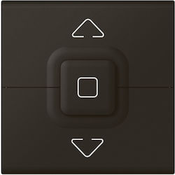 Legrand Mosaic Recessed Electrical Rolling Shutters Wall Switch no Frame Basic Aller Retour Black