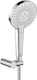 Ideal Standard Idealrain Evo Jet Round Handheld Showerhead with Hose