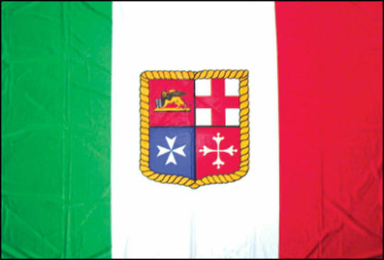 Flag of Italy with a stake 150x100cm