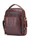 DJB-777 Leather Men's Bag Shoulder / Crossbody Brown