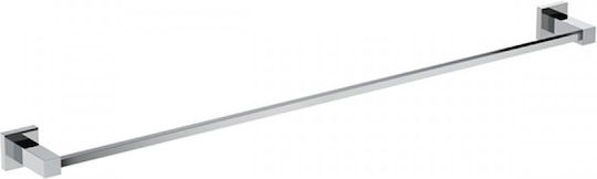 Ideal Standard Iom Square Ράγα Μπάνιου Μονή Επιτοίχια με Βίδες Inox Ασημί