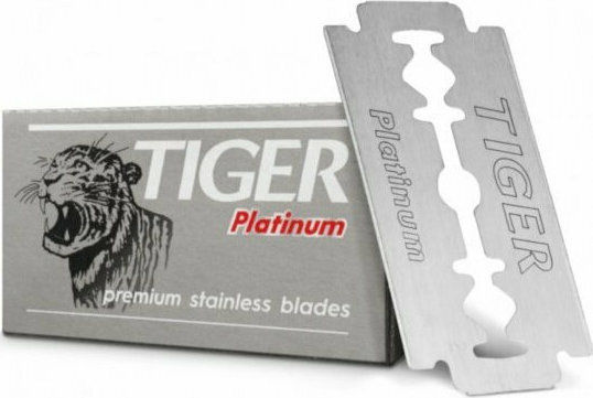 TIGER Platinum Ανταλλακτικές Λεπίδες για Ευαίσθητες Επιδερμίδες 5τμχ
