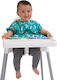 Tidy Tot Cover & Catch Waterproof Coverall Silicone with Hoop & Loop Fastener, Pocket & Sleeves Blue for 30 m+