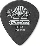 Dunlop Πένα Κιθάρας Tortex Pitch Black Jazz III Πάχους 0.73mm Συσκευασία 1τμχ