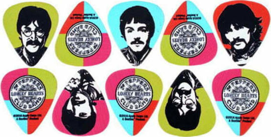Daddario Πένες Κιθάρας Sgt. Pepper's Lonely Hearts Club Band 50th Anniversary Guitar Picks Σετ 10τμχ