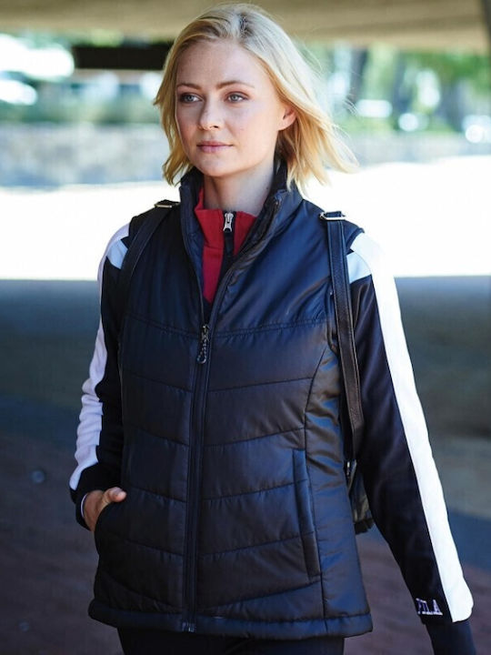 Regatta Stage II TRA832 Kurz Damen Ärmellos Puffer Jacke Marineblau