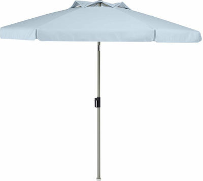 Terra Nation Kau Kiri Plus Beach Umbrella Aluminum Diameter 2m with Air Vent Light Blue