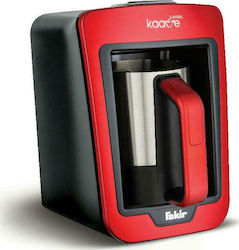 Fakir Kaave Steel Mașină de cafea grecească 735W cu Capacitate 280ml Rouge Fakir Kaave Steel Mașină de cafea grecească 735W cu Capacitate 280ml Rouge