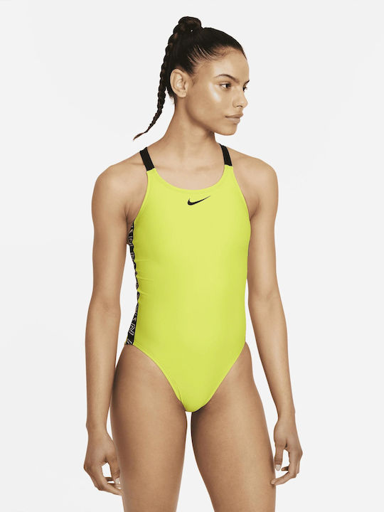 Nike Sportlicher Badeanzug Gelb