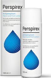 Perspirex Antiperspirant Hand & Foot Lotion Αποσμητικό σε Spray 100ml100ml