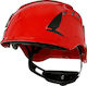 3M SecureFit X5500V Construction Site Helmet Red