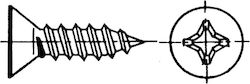 Lalizas Screw Σταυρωτή Φρεζάτη 2,9x16mm Inox 316 DIN 7982 / ISO 7050