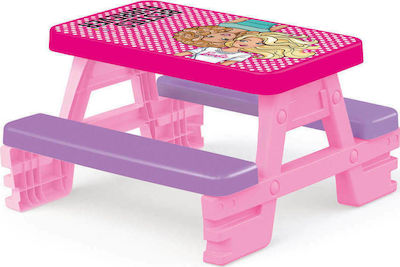 Dolu Table Barbie 135x104x104cm. for 3+ Years