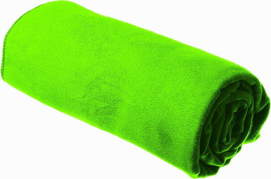 Sea to Summit Drylite Πετσέτα Microfiber Προσώπου Lime 80x40εκ.