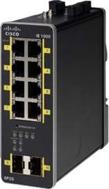 Cisco IE-1000-8P2S-LM Verwaltet L2 Switch mit 8 Ports Gigabit (1Gbps) Ethernet und 2 SFP Ports