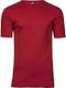 Tee Jays Interlock Men's Short Sleeve Promotional T-Shirt Deep Red