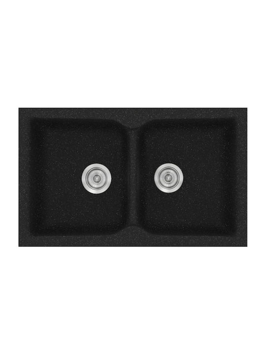 Sanitec Classic Undermount Sink Synthetic Grani...